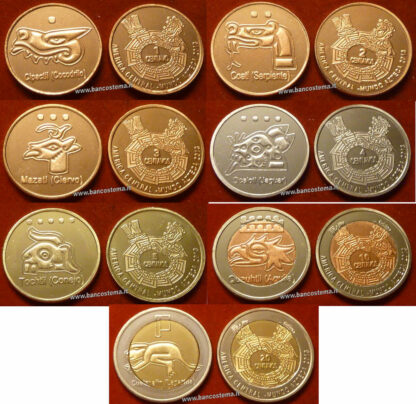 America Centrale Azteca set 7 pz.2013 unc