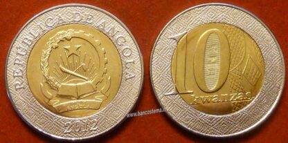 Angola Km110 10 Kwanzas 2012 unc