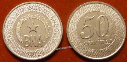 Angola Km107 50 Centimos 2012 unc