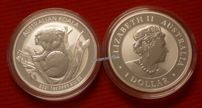 Australia 1 Dollar Koala oncia 2021 unc