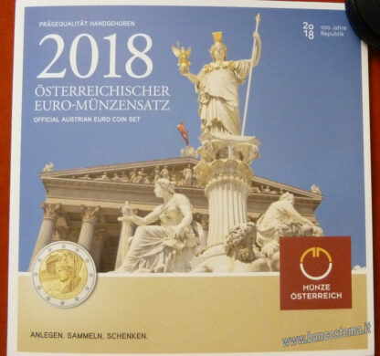 Austria serie zecca 8 valori 2018 FDC - immagine 2