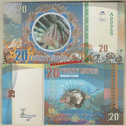 Avocare Island set 6 pz 2016 (2017) paper unc - immagine 6