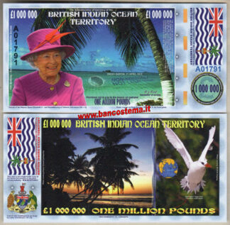 British Indian Ocean Territory 1.000.000 Pounds 2016 (2017) commemorativa - polymer