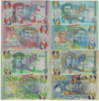 Banco Nacional de Explocacao 2017 polymer 4 pezzi polymer unc