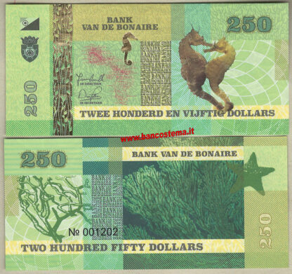 Bonaire Islands set 6 pz 2015 paper unc - immagine 6