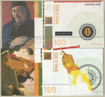 Bougainville Island set 4 pz 2016 1°edition paper unc - immagine 5