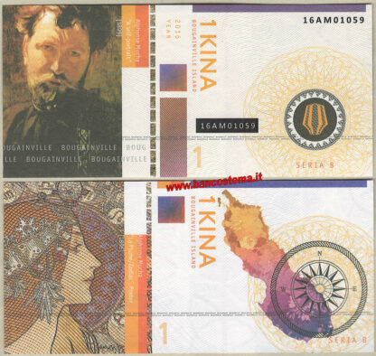 Bougainville Island set 4 pz 2016 1°edition paper unc - immagine 2