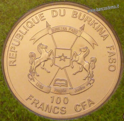 Burkina Faso 100 Francs Fifa World Cup Russia Football 2017 fdc - immagine 3