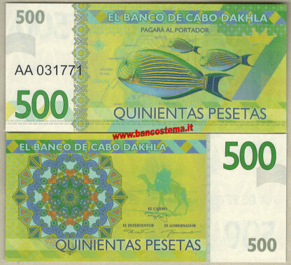 Cabo Dakhla set 6 pz nd 2015 paper unc - immagine 2