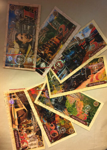 Colombia fantasy set cafeteros 2017 polymer 7 pezzi UNC