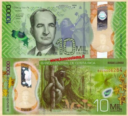 Costa Rica PW283 10.000 Colones 20.09.2019 (2021( polymer unc