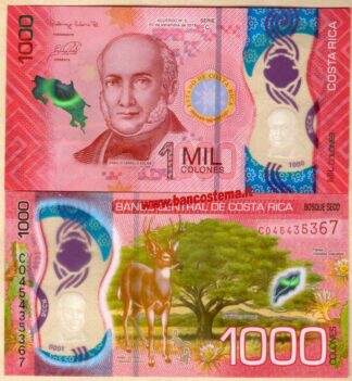 Banconota Costa Rica PW280 1.000 Colones 20.09.2019 (2021) polymer unc