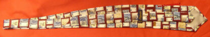 Cravatta con euro banconote colore bordeaux - immagine 7