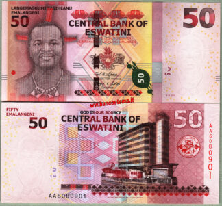 Eswatini PWC44 50 Emalangeni 09.11.2018 unc