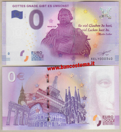 Euro 0 touristiqué Gottes Gnade Gibt es Umsonst (Germany) 2017-1