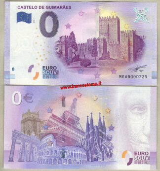 Euro 0 touristiqué CASTELO DE GUIMARÃES (Portugal) 2017-1 unc