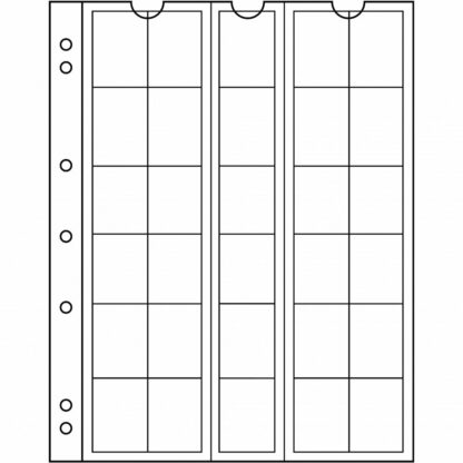 Album Leuchtturm per monete "Numis" inclusi 5 fogli per monete 215 x 230 x 48 mm NO custodia - immagine 3