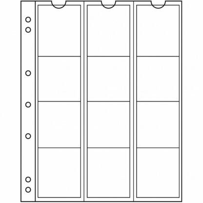 Album Leuchtturm per monete "Numis" inclusi 5 fogli per monete 215 x 230 x 48 mm NO custodia - immagine 6