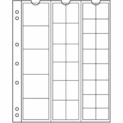 Album Leuchtturm per monete "Numis" inclusi 5 fogli per monete 215 x 230 x 48 mm NO custodia - immagine 5