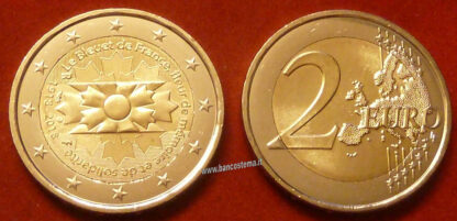 Francia 2 euro commemorativo "Fiordaliso di Francia" 2018 fdc
