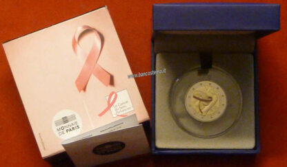 Francia 2 euro 2017 commemorativo anniversario del nastro rosa proof - immagine 2