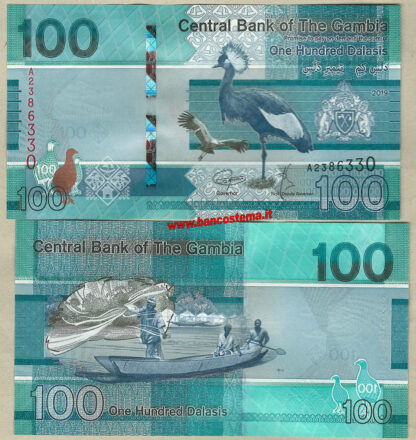 Gambia set 5-10-20-50-100 Dalasis nd 2019 unc - immagine 6