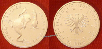 Germania 20 euro commemorativo "il principe ranocchio" 2018 fdc - immagine 2