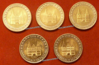 Germania 2 euro commemorativi 2006 5 zecche Holstentor a Lubecca (Schleswig-Holstein) FDC