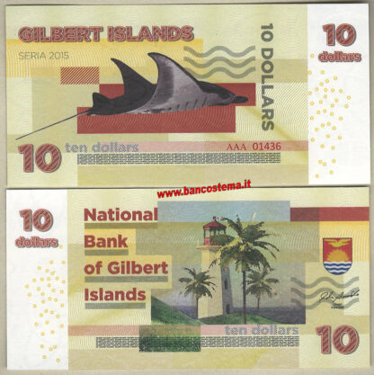Gilbert Islands set 6 pz 2015 paper unc - immagine 6