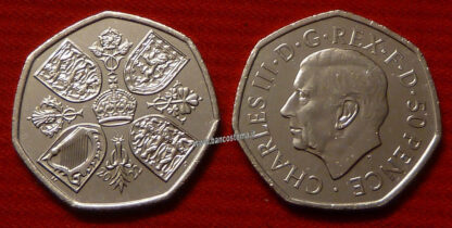 Great Britain 50 Pence 2022 Re Carlo III unc