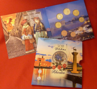 Grecia serie zecca 2018 8 valori "Rodi" fdc