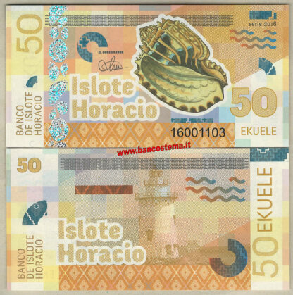 Horatio Island set 6 pz 2016 paper unc - immagine 4