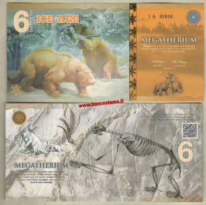 Ice Age 6 Ice Dollars 2015 (2016) paper unc