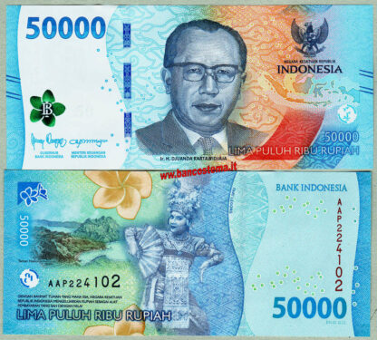 Indonesia set PW162 al PW168 1.000/100.000 rupees 2022 unc - immagine 7