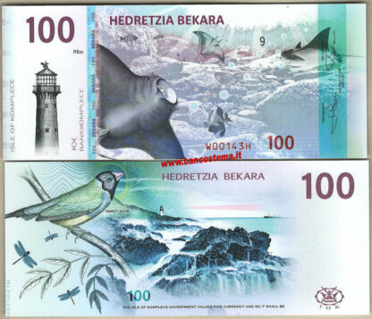 Isle of  Komplece 100-200-500-1.000 Bekara 2019 set 4 pz polymer unc - immagine 2