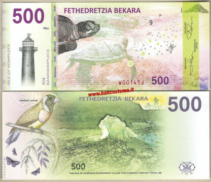 Isle of  Komplece 100-200-500-1.000 Bekara 2019 set 4 pz polymer unc - immagine 4