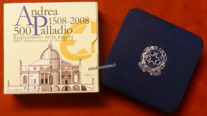 Italia 10 euro argento commemorativa "Andrea Palladio" 2008 FS - immagine 3