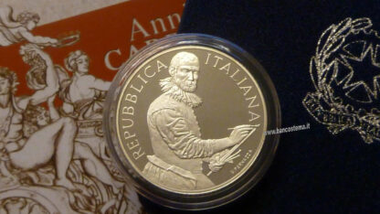 Italia 10 euro argento commemorativa "Annibale Carracci" 2009 Proof - immagine 2