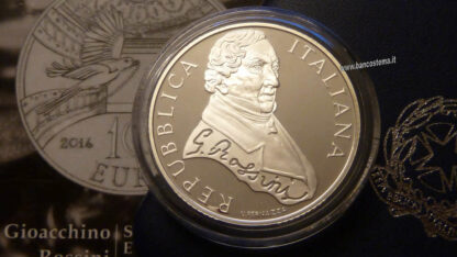 Italia 10 euro argento commemorativa "Gioacchino Rossini" 2014  Proof - immagine 2
