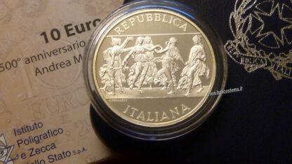 Italia 10 euro argento commemorativa "500° anniversario della morte di Andrea Mantegna" 2006 FS