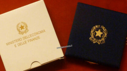Italia 10 euro argento commemorativa "Presidenza Europea" 2003 fdc - immagine 5