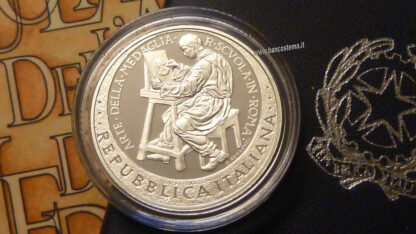 Italia 10 euro argento commemorativa "Scuola dell'Arte e della Medaglia" 2007 FS - immagine 2