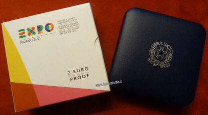 Italia 2 euro  "Expo Milano" commemorativo Proof 2015 - immagine 3