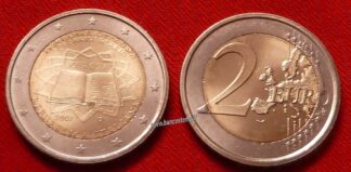 moneta Italia 2 euro commemorativo 2007 50º anniversario della firma del Trattato di Roma FDC