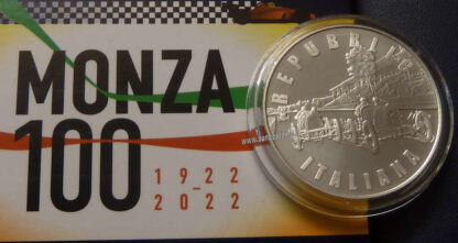 Italia 5 euro commemorativa 100° Anniversario dell’Autodromo Nazionale Monza fdc - immagine 3