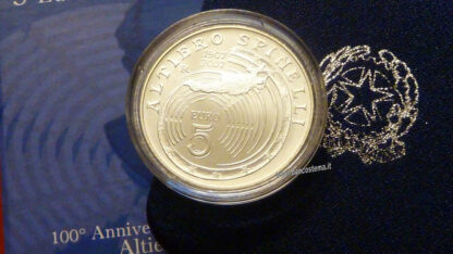 Italia 5 euro argento commemorativa "Altiero Spinelli" 2007 - immagine 2