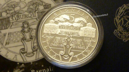 Italia 5 euro argento commemorativa "Villa Lante" 2014 Proof