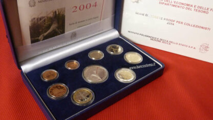 Italia serie zecca 2004 Proof con argento - immagine 2
