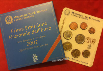 ITALIA SERIE ZECCA 8 VALORI 2002