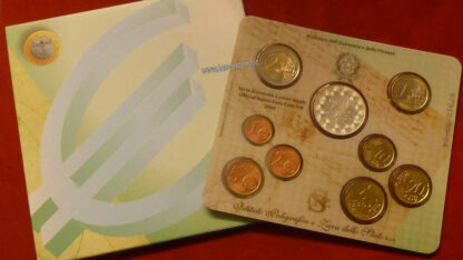 Italia serie zecca 2004 9 valori (con argento) fdc - immagine 2